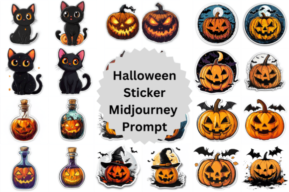 Download Prompt for Halloween Sticker - Prompt Collection
