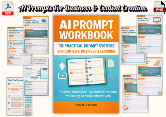 Download AI Prompt Productivity Workbook - Prompt Collection