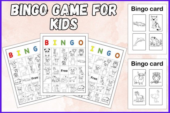 Download Printable Animals Bingo Game for Kids - Game Collection