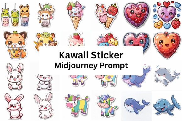 Download Prompt for Kawaii Sticker - Prompt Collection