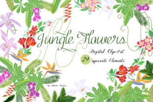 Download Jungle Clipart with Flowers - Flowers Collection