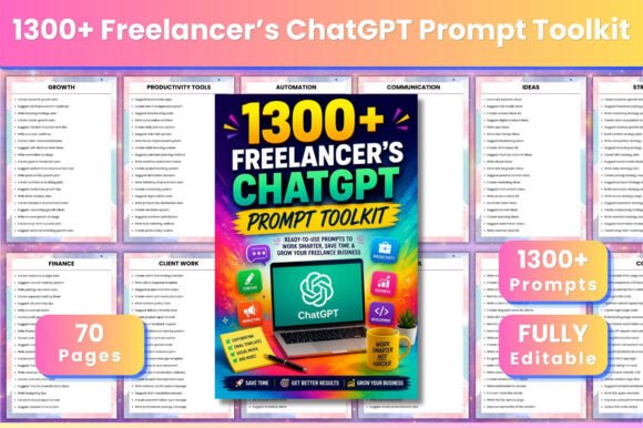 Download 1300+ Freelancer’s ChatGPT Prompt - Prompt Collection