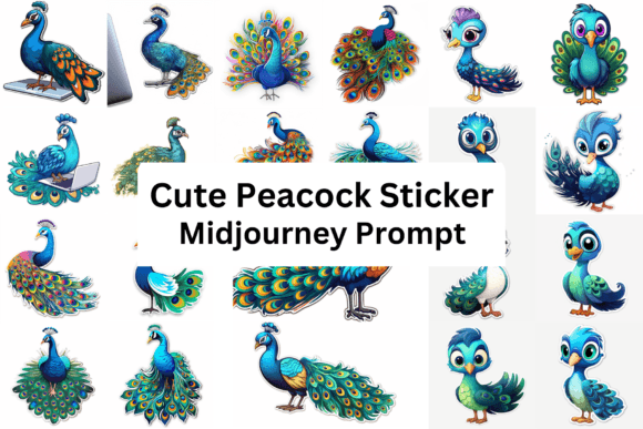 Download Ai Prompt for Cute Peacock Sticker - Prompt Collection