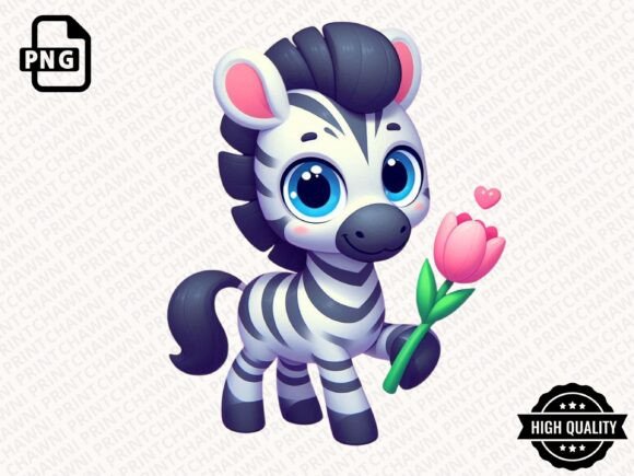 Download Cute Animal with Flowers Clipart PNG - Flowers Collection